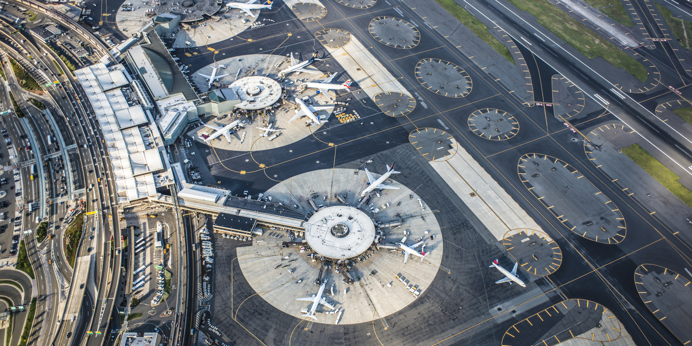 Aerial view of Newark Airport | Source: Getty Images