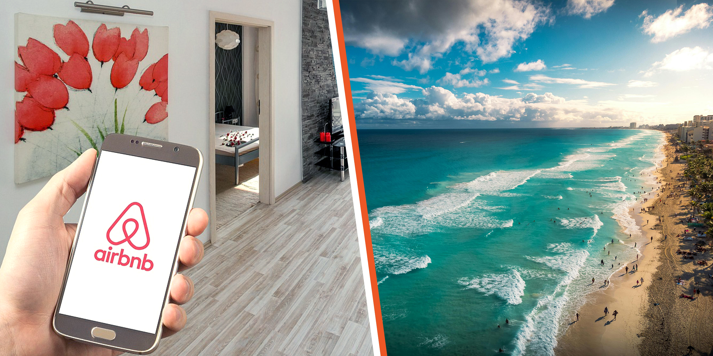 A person using the Airbnb app | Cancún, Mexico | Source: Pexels