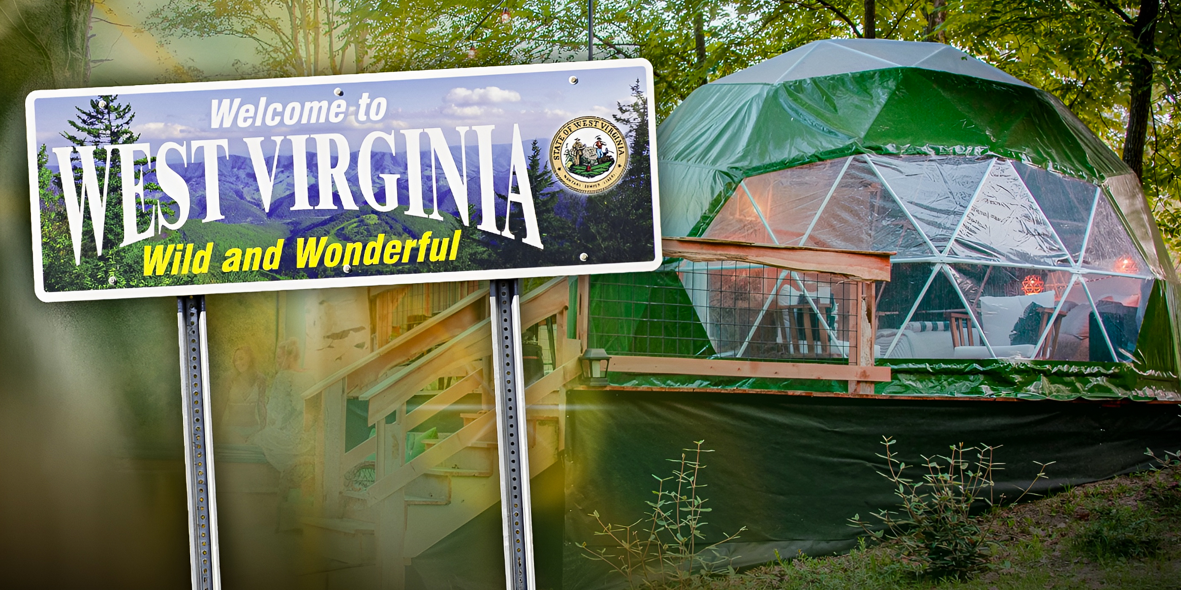 WV Glamping in West Virginia | Source: Facebook/WVGlamping | Shutterstock