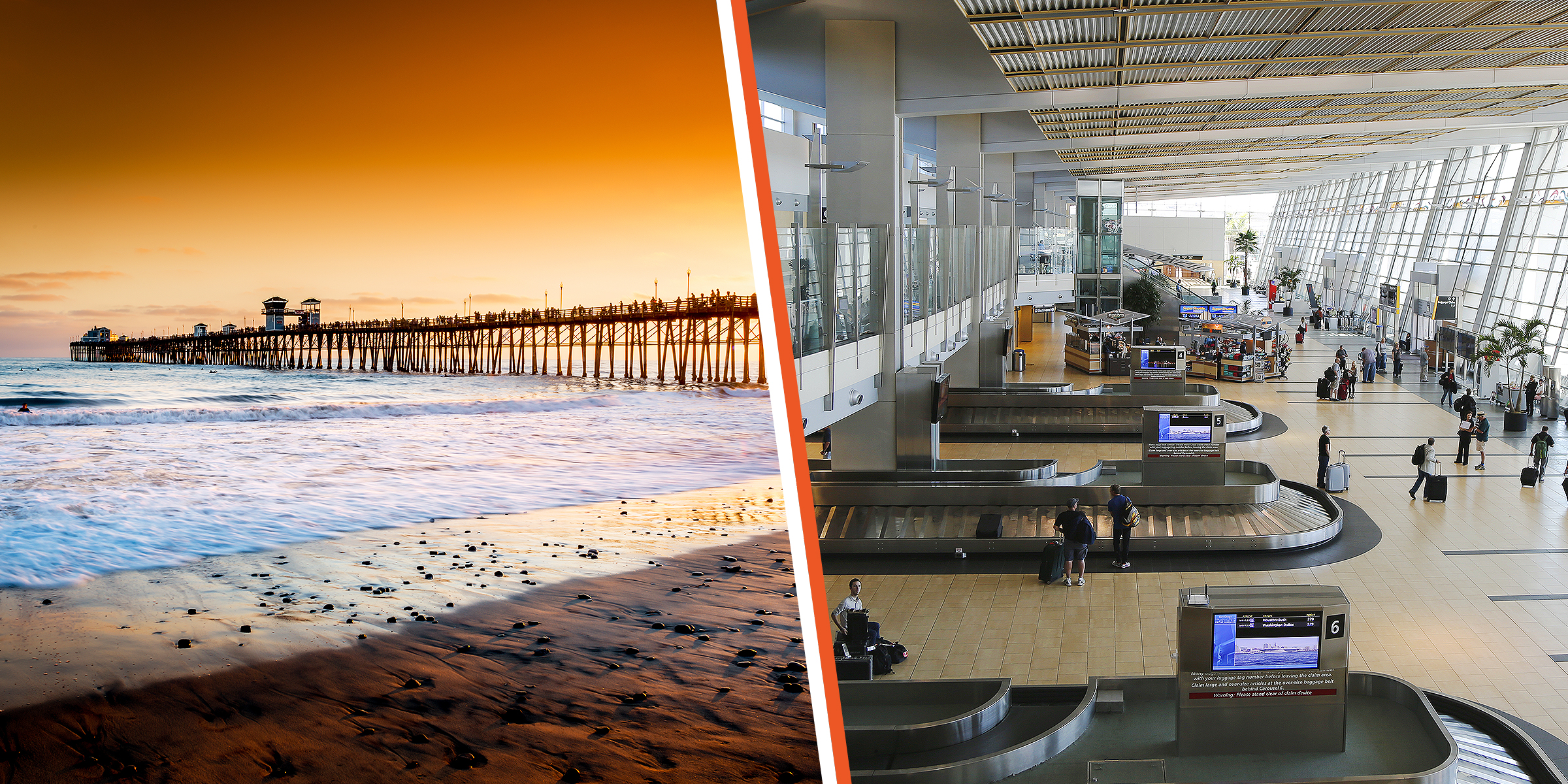 Oceanside, CA | San Diego International Airport | Source: Shutterstock