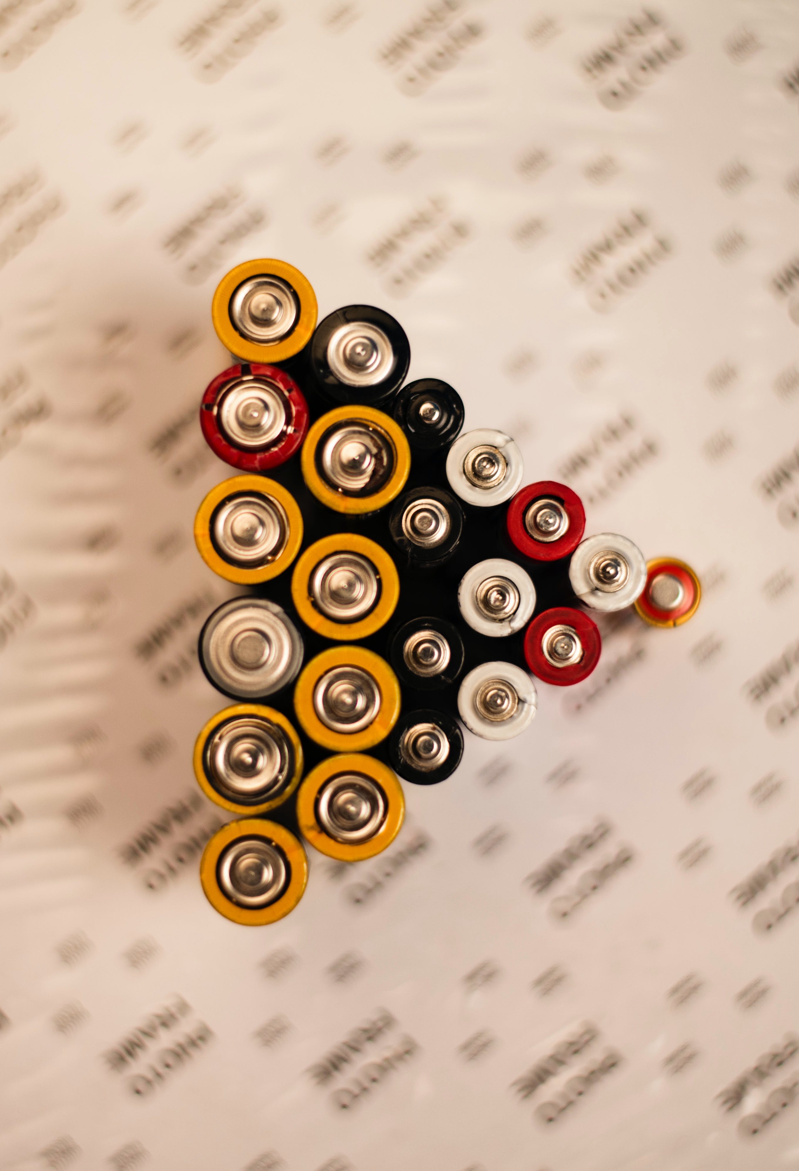 Assorted battery sizes | Source: Pexels